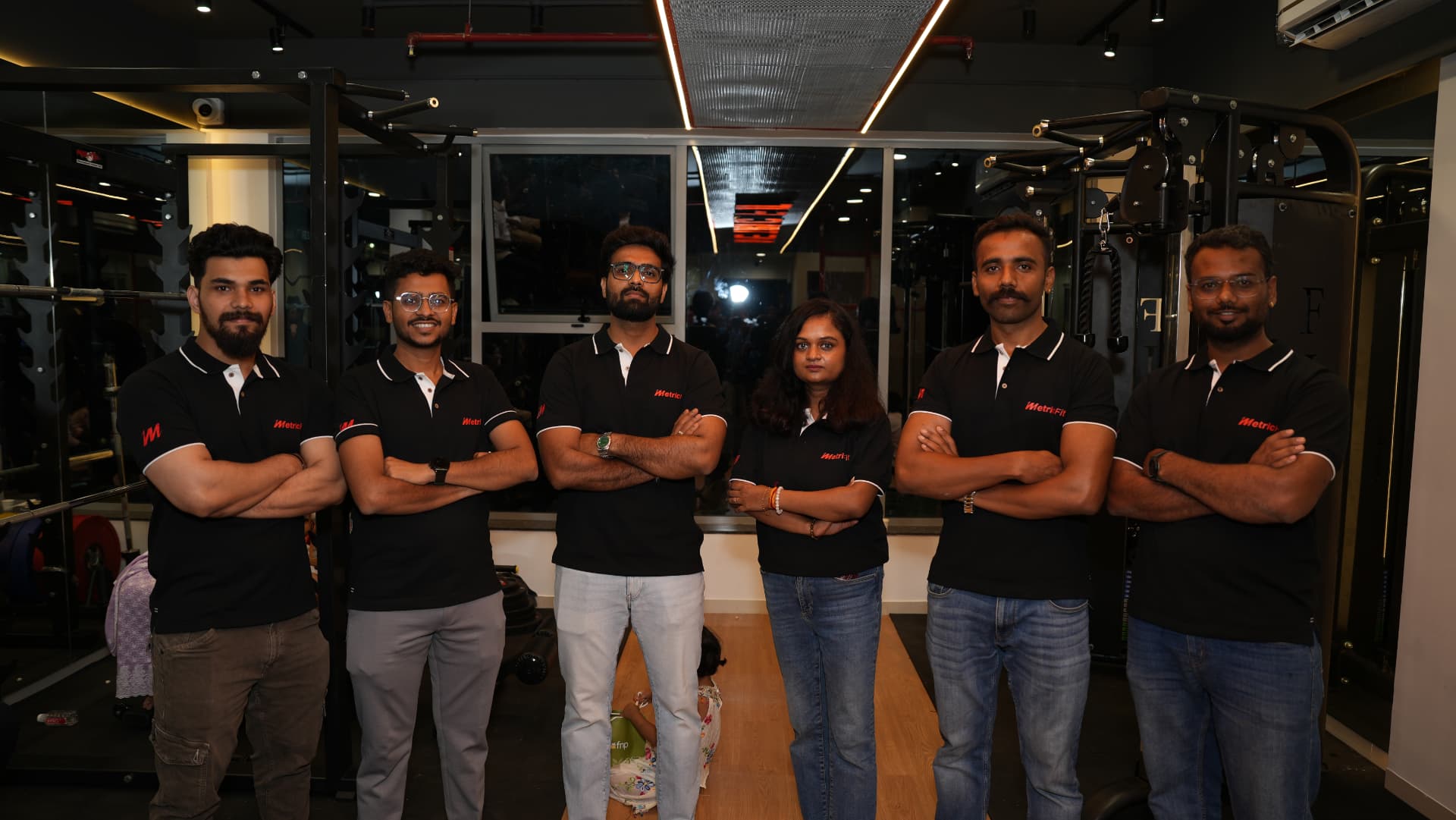 The MetricFit coaching team together at the studio